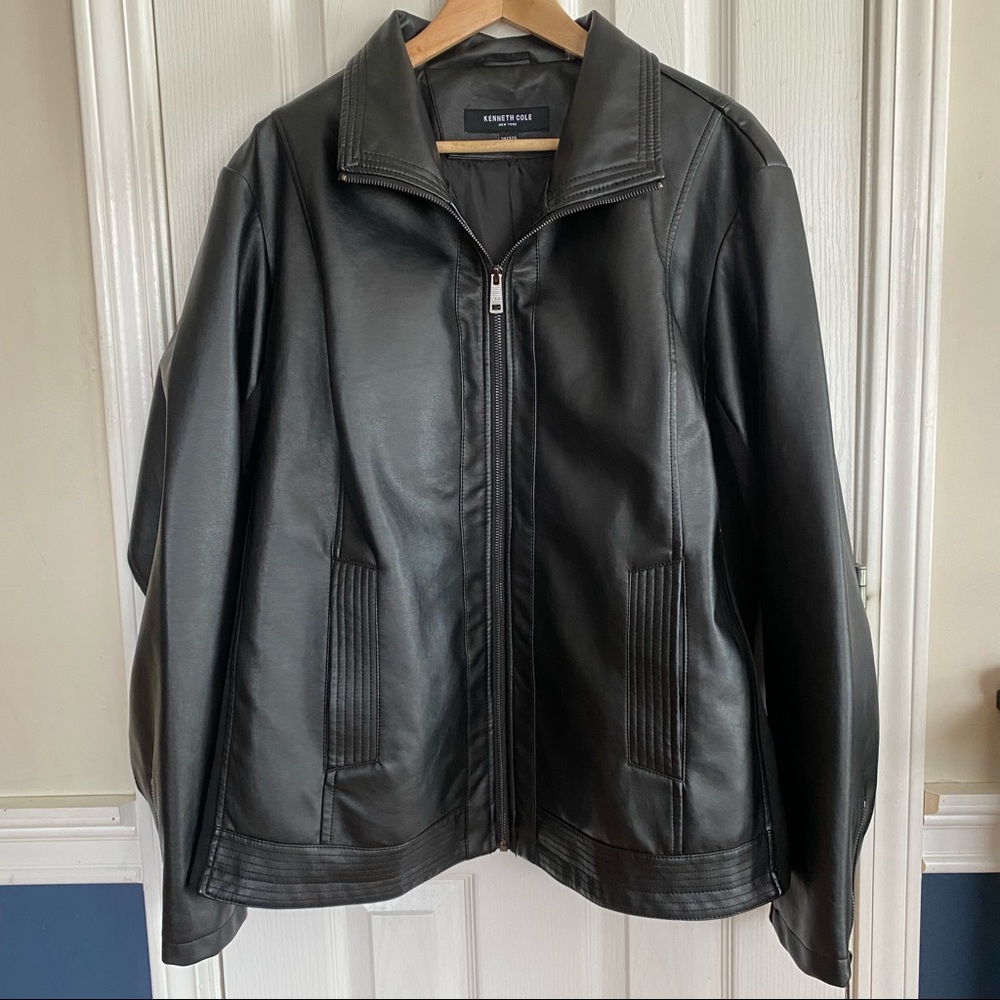 Kenneth Cole faux leather jacket